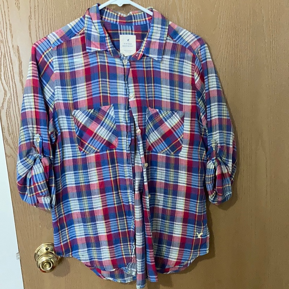 Vintage boyfriend flannel